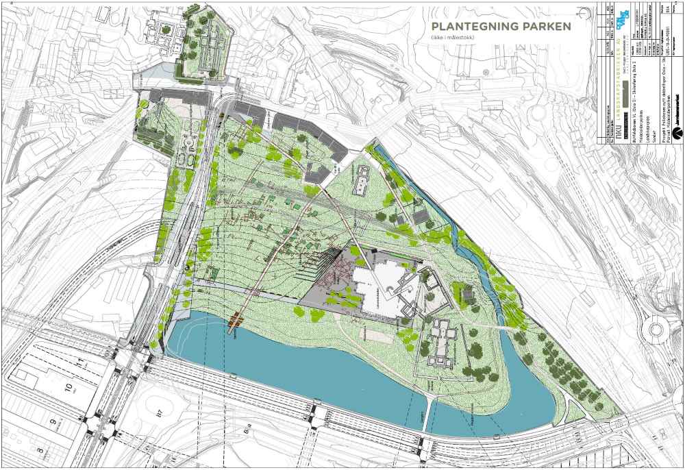 Middelalderparken landskapsplan